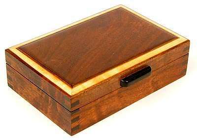 Box with Wooden Hinges