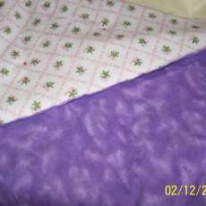 Purple lap quilt