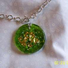 green pendant