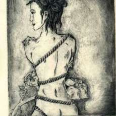 bonded nude with trumpets