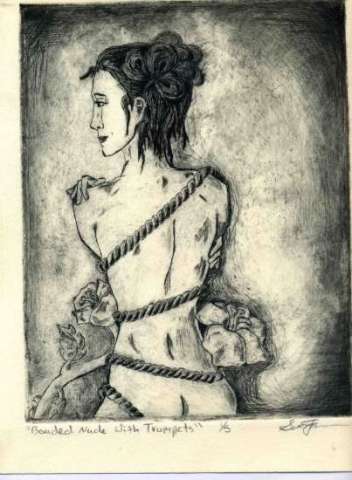 bonded nude with trumpets