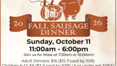 Fall Craft Bazaar and Sausage Dinner Fall Craft Bazaar and Sausage Dinner