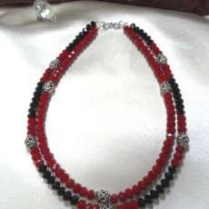 Sparkeling Red & Black