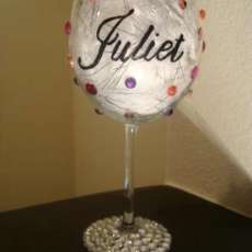 Custom Name Glass