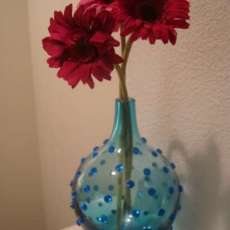 Hand Blown Glass Vase