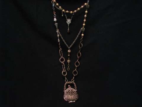 Copper Pendant Necklace