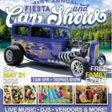 2025 Fiesta and Car Show Flyer and Invitation
