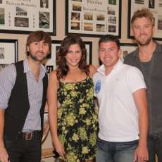 Levi with Lady Antebellum in 2010