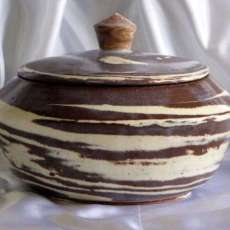 Marbleized Casserole Dish