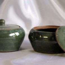 Stoneware Spice Crocks