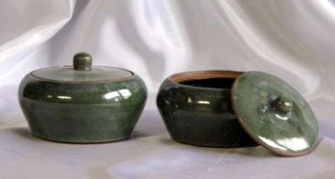 Stoneware Spice Crocks