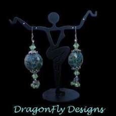 Lampwork Bead Earrings