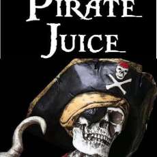 Flask- 'Pirate Juice' 7 oz. stainless steel