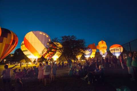 Balloons Light Up the Sky at Our Hot Air Balloon Glow