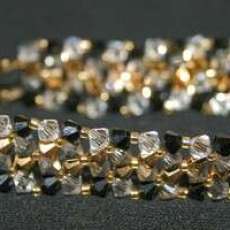 Silver and Gold with matching earrings