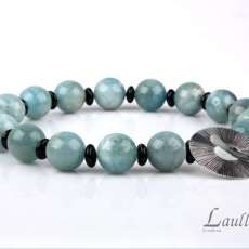 Aquamarine and Black Onyx