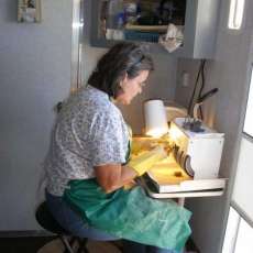 Polishing rocks (cabochons)