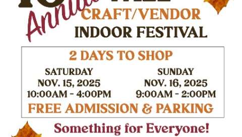 Fall Craft and Vendor Indoor Festival