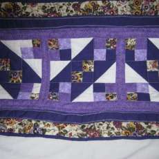 PURPLE TABLE RUNNER