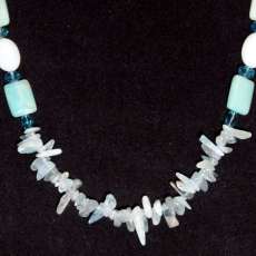 Natural Aquamarine Gemstone Necklace