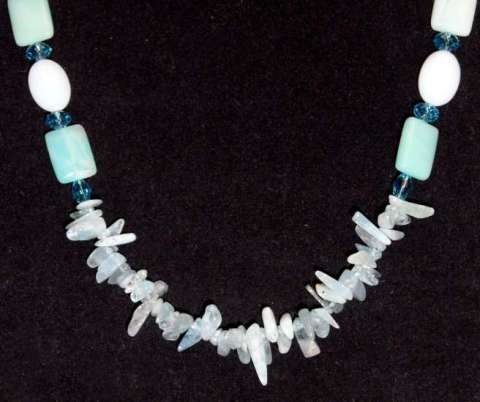 Natural Aquamarine Gemstone Necklace