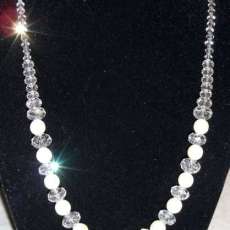 Swarovski Crystal and Pearl Necklace