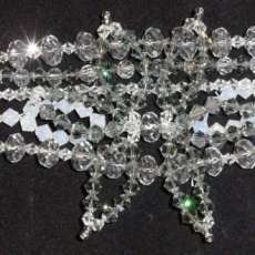 Swarovski Crystal Flower Cuff Bracelet