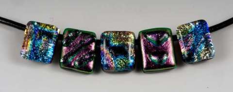 Dichroic necklace