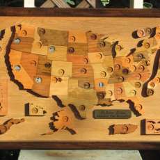 State Quarters Collector's Map