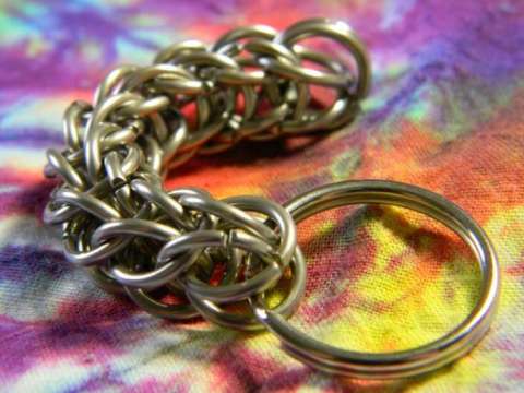 Full Persian Weave Chainmaille Key Chain by Billy