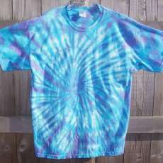 Blue Swirl Tie Dye