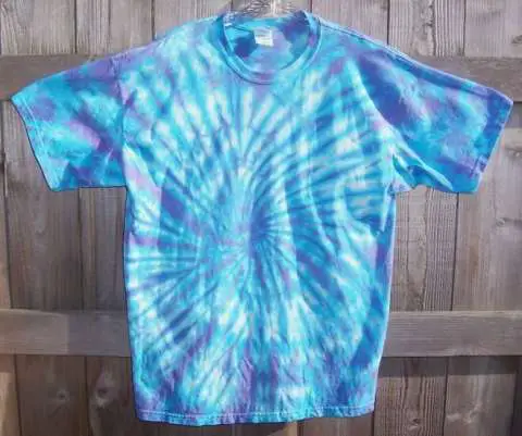 Blue Swirl Tie Dye