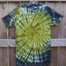 Green Hurrican Swirl Tie Dye