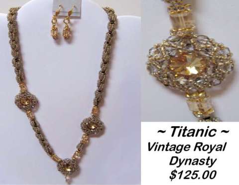 ~Titanic~ Vintage Royal Dynasty Pendant Set