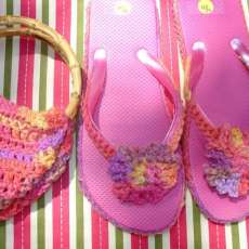 CROCHET TOP FLIP FLOP