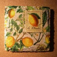 Citrus Lemon-Wall Plaque