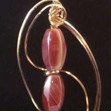 Gold Filled Wire Wrapped Bead