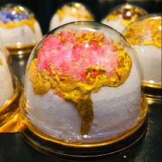 Heart Chakra Geode Bath Bomb With Rose Quartz!