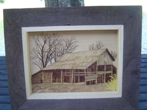 Old hay barn