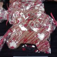 large decorated bones