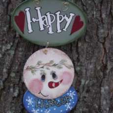 Happy Winter Ornament
