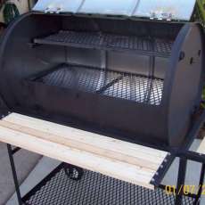 SINGLE BARREL WITH A SMOKER BOX NICE WOOD HANDLES