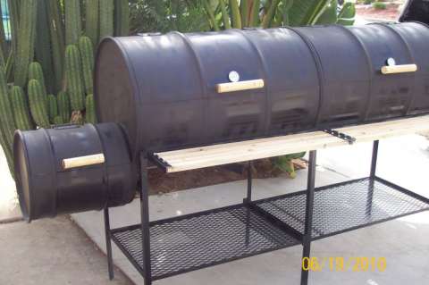 Double Barrel with smoker