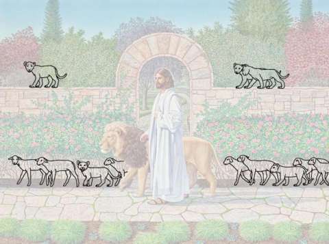 The Lamb and the lion Hidden Treasures Key