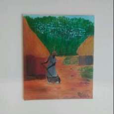 African Woman Cooking