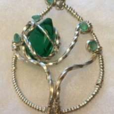 Emerald Tree of Life Pendant