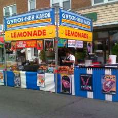 Gyro and French fry Stand