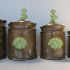Southwestern Kachina Dancer Kitchen Canister Set