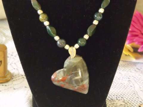 Indian Bloodstone Neclace