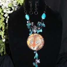 Leopard Beaded Design